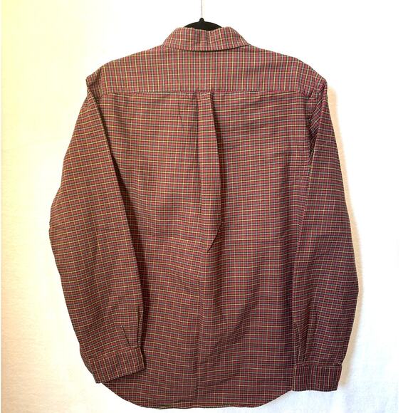 Ralph Lauren 100% Cotton Plaid Long Sleeve Button Down Shirt Men’s Size Large - Picture 7 of 8
